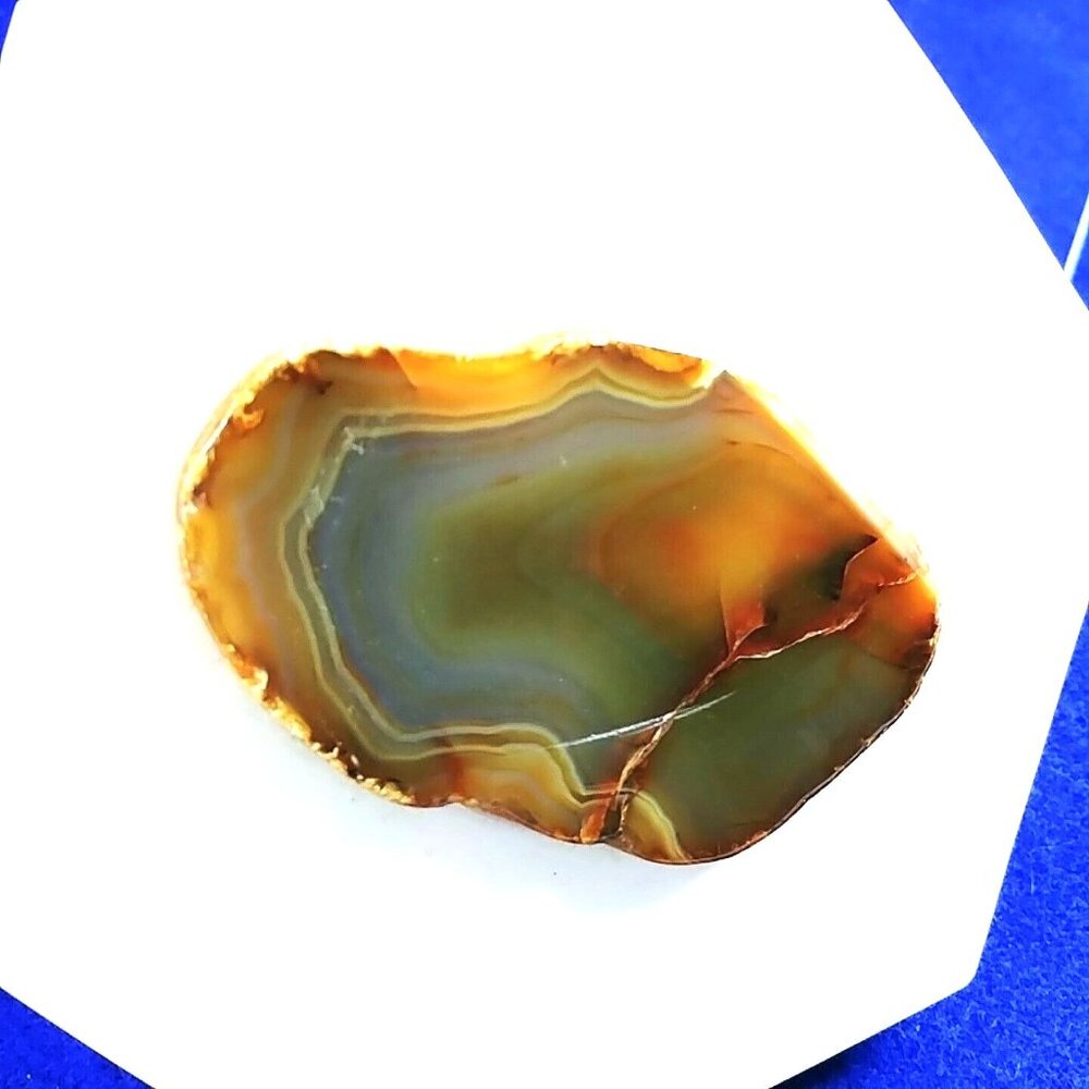 Storage Trinket Vanity Box Antoinette Agate a Pottery Barn Collectible 5" - Picture 5 of 8